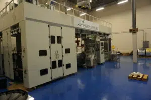 Gearless 4 color CI flexo press lacerta manfield MA